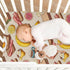 Pigsaly 27x39 Inch Crib Sheets Grunge Fruits Coffee Eggs Bacon Baby Sheet for Standard Crib Mattress Boys Girls Toddler