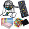 Yuanhe Deluxe Bingo Game Set - Metal Round Cage, 75 Colored Bingo