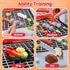 CUTE STONE Kids BBQ Grill Playset - Realistic Smoke Toy BBQ Grill with Accessories for Indoor Outdoor Pretend Play