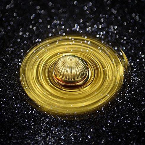 Umnodobn Gold Fidget Spinner Magic Orb Anxiety Toys Stress Relief Reducer Spin Fidgets Hand Bearing Tri Spinner Finger