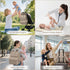 Backpack, CandyHome Diaper Bag Waterproof Stylish Baby Bag with Changing Pad, Large Capacity Travel Essentials Baby