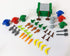 Brick Loot Garbage Minifigure Accessory Pack, Custom Sanitation Worker Set with Trash Cans, Compatible with Lego - Fun