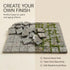 REDUCIO! 1/12 50pcs, Dollhouse Flooring, Miniature Pavement Bricks, Scale Accessories, Mini Bricks for Landscaping