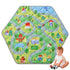 HOMBYS Hexagon Playpen Mat, 52x45 Thicken Soft Playpen Mat Fits Hexagon Portable