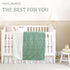 30 40 Inch Green Sage Baby Blankets, Sage Toddler Blanket for Boys Girls, Dotted Backing, Double Layer, Crib Receiving