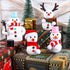Aneco 9 Pack Christmas Snowman DIY Craft Kit: Build Snowman Decorating Kit for Holiday Fun
