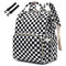 Yusudan Checkered Diaper Bag Backpack for Baby Girls, Mom Waterproof Large Nappy Bags