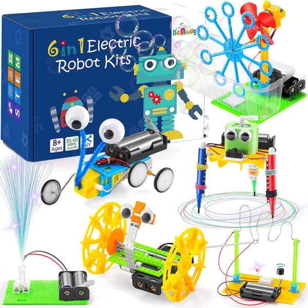 STEM Robotics Science Kits for Kids Age 8-12 - Robot Building Kit, STEM Toys for Boys 8-10, Engineering Projects for