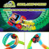 USA Toyz Zero-G Glow Race Track for Kids - 210pcs Glow in the Dark Flexible Race Car Track Set with Suction Cups, Slot