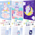 BONNYCO Paint by Numbers Kit for Kids Unicorns Pack 3 Canvas. Paint