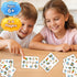 6+ 2-4 Counting Fast-Paced Visual Spring Card Game for Kids and Players - Visual Game No Reading Required - Spring