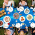 gisgfim 3pcs Video Game Party Tablecloths 106x54 Inch, Gaming Party Plastic Covers for Kids Birthday Supplies
