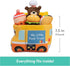 5-Piece Playset 7.5 Baby GUND Play Soft Collection, My Little Food Truck Plush with Rattle, Squeaker and Crinkle Sound
