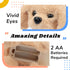 Hopearl Walking Dog Golden Retriever Interactive Electronic Pet Plush Toy Puppy with Moving Head for Toddlers