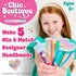 5 6+) Creativity for Kids Chic Boutique: DIY Headbands Craft Kit - Create Unique Designs for Girls | Spring Crafts
