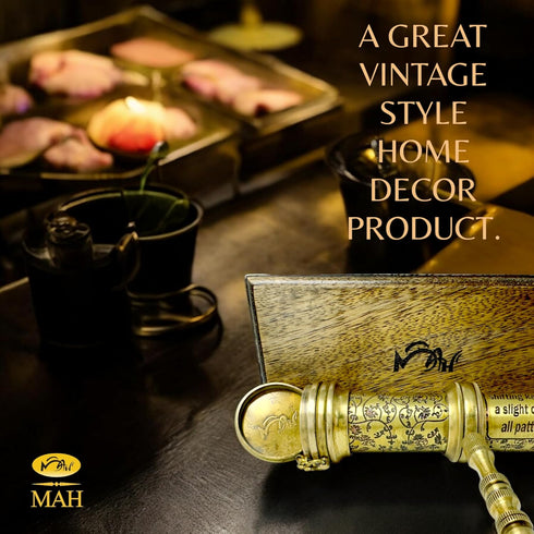 Handmade Brass Kaleidoscope - Vintage Collection Magic Kaleidoscope, Educational Gift for Kids and Adults