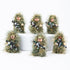Military Camouflage Soldiers Figures, Action Minifigures in Jungle Fatigues with Weapons and Accessories Gift