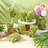 HyDren 24 Pcs Back to School Gifts, Frog Keychains 4.7 Inch Plush Stuffed Animal Key Chain for Classroom Prizes