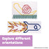SPARK & WOW Calm Down Threading Boards Set of 2, Sensory Board for Calming Corner, Occupational Therapy Toys