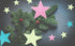 204PCS Glow in The Dark Luminous Stars Wall Stickers Decals for Home Ceiling Baby Kids Bedroom (Multi-Color)