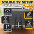 Setup 330 lbs, 19"-39" TV Safety Straps for Furniture Anchoring - Anti-Tip TV Straps Safety for Flat Screen, Easy