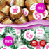324 Pink Its a Girl Baby Shower Favors Stickers for Baby Shower or Baby Sprinkle Party Decorations, Made in USA