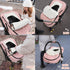 ACRABROS Car Seat Cover Baby, Winter Infant Carseat Canopy with Zipper Peeping Window, Waterproof Universal Fitted