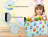 Large Personalized Easter Baskets for Kids Teen Boys - Empty Fabric Egg Hunting Baskets for Baby Girl (Blue Creative