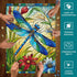 1000 1000 27.5x19.7 Sutinban Stained Glass Dragonfly Piece Puzzles, Jigsaw Puzzle Pieces for Adults, Coolest Adult
