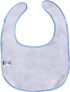 Littleforbig Cotton Waterproof Adult Babydoll Bibs - 2 Packs with Adjustable Hook-and-Loop Fastener, Zoo Animals &
