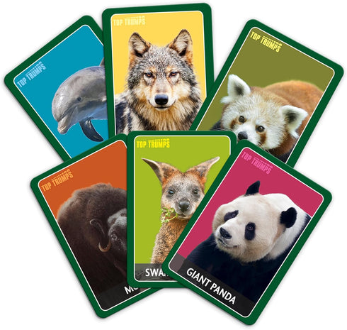 Top Trumps Match Game Awesome Animals, Family Board Game for Kids and Adults, Fun Two Player Game