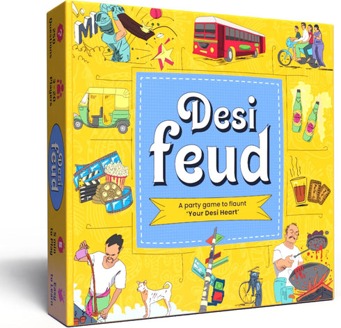 Desi Feud Board Game | Ultimate Survey Gameshow | Fun for Friends