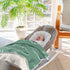 KICPOAY Cute Alligator Crocodile Dinosaur Baby Swaddle Blanket for Boys and Girls, Muslin Baby Receiving Swaddle