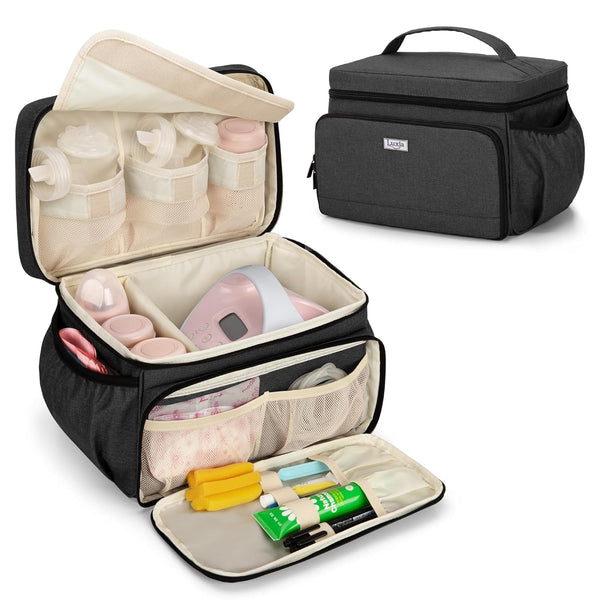Luxja Breast Pump Bag Compatible with Spectra S1 and S2, Pumping Bag
