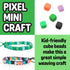 5 6+) Creativity for Kids Woven Cube Bracelets Mini Kit | Make Pixel-Inspired Bracelets with This STEAM Craft for Kids