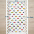 100% Wildkin Cotton Flannel Crib Sheet Soft & Breathable Fitted Sheet - Trains, Planes, and Trucks
