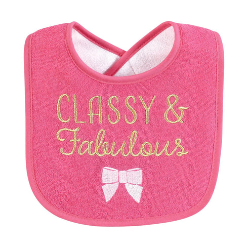 My Mama Cotton Terry Drooler Bibs for Infants - One Size Fits All