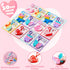 30 Packs JOYIN Valentine's Day Gift Cards with Pop Fidget Keychain Toys, Stress Anxiety Relief Fidget Toys with Cards