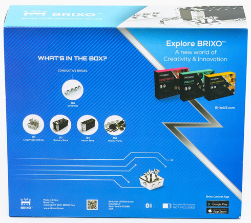 Brixo Conductive Chrome Plated Building Bricks Kit for Lego City Arctic Explorer Truck - Compatible with Lego 60378