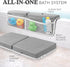 Rylor Elbow Set Elbow 26'', 2.4'' Premium Baby Bath Kneeler Mat & Rest Pad Comfortable Bath Kneeler and Kneeling Rest