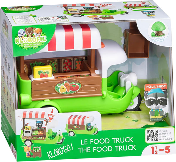 Klorofil Timber Tots: Food Truck - 6pc Mobile Vehicle Shop & Character Playset,