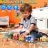 Set Sets Playset 3 4 5 6 Train for Toddlers, Electric Magnetic Train w/Steam, Music, Lights for Kids Track Christmas
