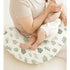Coreeky 2 Pack, 100% Muslin Nursing Pillow Covers, Soft & Adorable Slipcovers with Zipper Closure, Cotton Covers