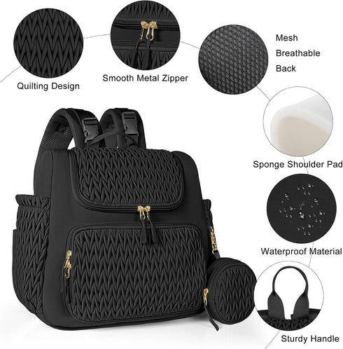 Backpack Backpacks Geestock Diaper Bag Small Diaper Stylish Mini Maternity Baby Bags for Baby Boy with Insulated