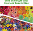 Rainbow Flowers Jigsaw Puzzles for Adults, 1000 Pieces, Large Artwork Puzzle Game for Teens Family - 27.6X 19.7IN