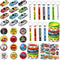 98 PCS Race Cars Party Favor Supplies Kit with Mini Race Cars Toys, Birthday Themed Decoration Set