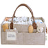 Lily Miles Baby Diaper Caddy Organizer, Nursery Storage Basket for Newborn Essentials,