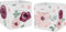 Sweet Jojo Designs Burgundy Watercolor Floral Foldable Fabric Storage Cube Bins Boxes