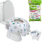 Disposable Toilet Seat Covers (12 Pack) - XL Waterproof for Travel, Potty Training