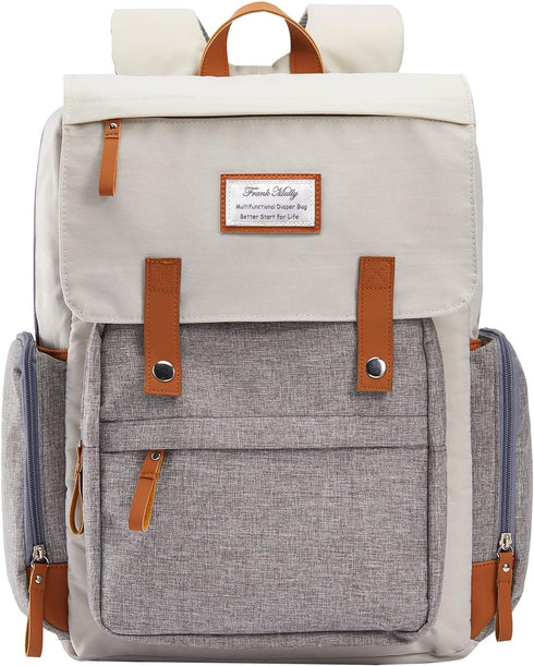 Frank Mully Diaper Bag Backpack Large Multifunction Travel Baby Bag for Mom